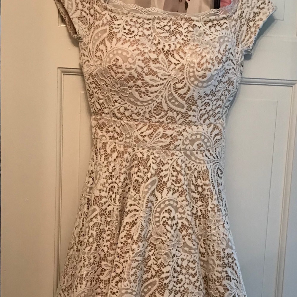 Lace junior party dress